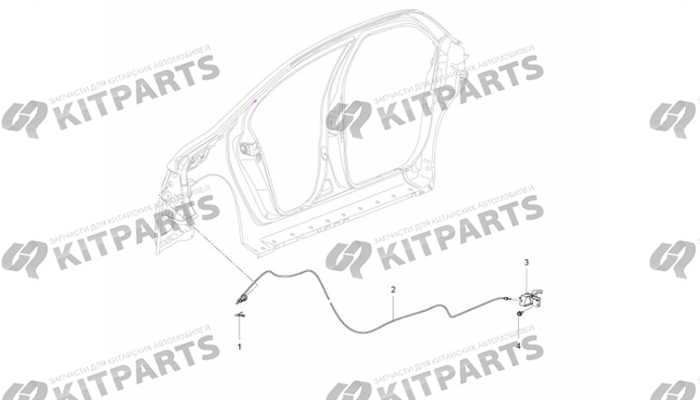 Тросик лючка бензобака Lifan