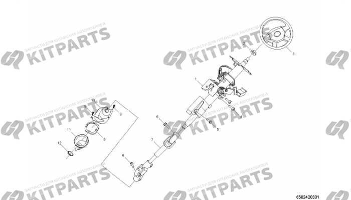 Колонка рулевая Lifan