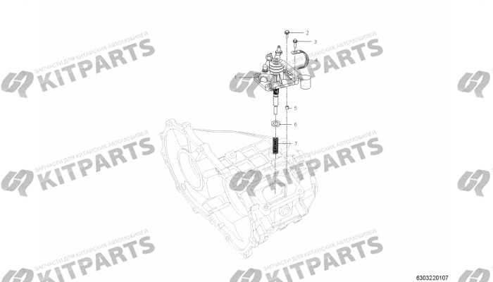 Механизм переключения передач Lifan