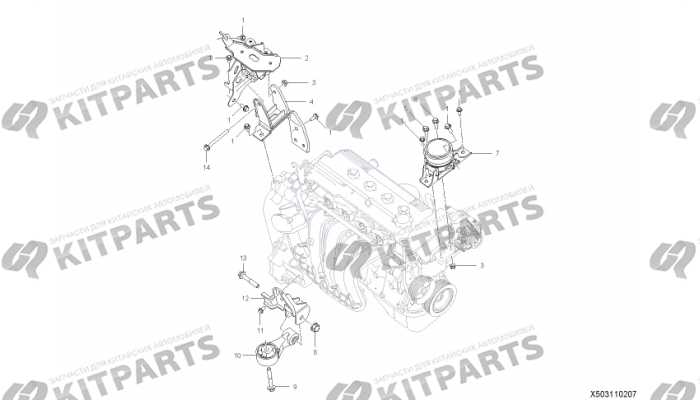 Подушки двигателя Lifan