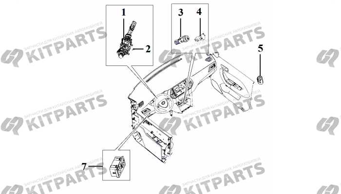 Переключатель подрулевой, прикуриватель Lifan