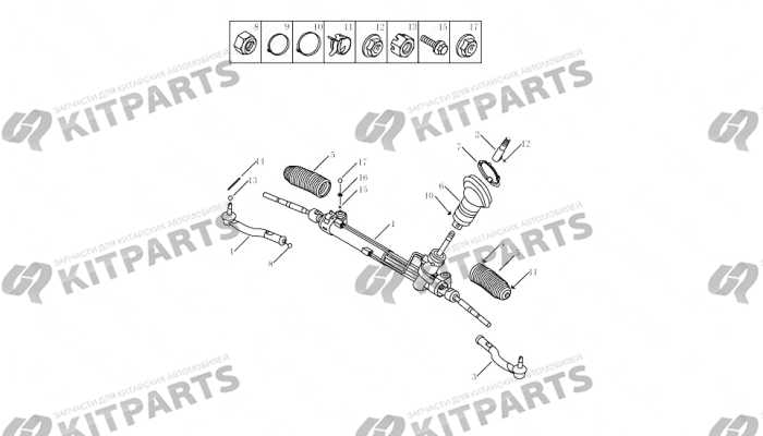 STEERING GEAR Geely Emgrand X7