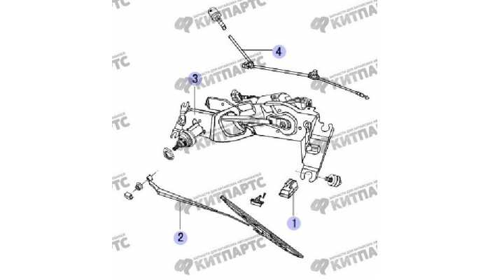 Стеклоочиститель двери задка Great Wall Safe (SUV G5)