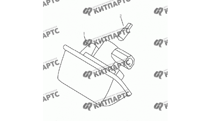 Фонарь освещения номерного знака (хетчбэк)) Geely