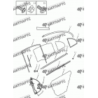 Стекло двери задней (седан)